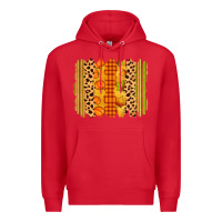 Red fall brushstroke Premium Hoodie - Zillion Design Studio