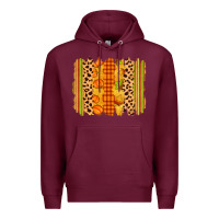Burgundy fall brushstroke Premium Hoodie - Zillion Design Studio
