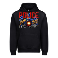 Black police mom Urban Hoodie - Zillion Design Studio