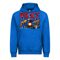 Cobalt police mom Urban Hoodie - Zillion Design Studio