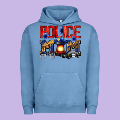 Police Mom Urban Hoodie Designed By Zillion Design Studio