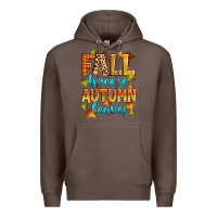 Coffee fall breeze autumn leaves Premium Hoodie - Zillion Design Studio
