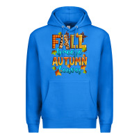 True Royal fall breeze autumn leaves Premium Hoodie - Zillion Design Studio