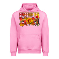 Fuchsia Pink firefighter mom Urban Hoodie - Zillion Design Studio