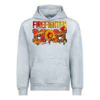 Heather Grey firefighter mom Urban Hoodie - Zillion Design Studio