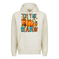 Oatmeal Heather 'tis the season fall Premium Hoodie - Zillion Design Studio