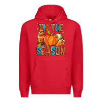 Red 'tis the season fall Premium Hoodie - Zillion Design Studio