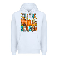 White 'tis the season fall Premium Hoodie - Zillion Design Studio