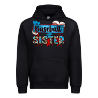 Black baseball sister with leopard Urban Hoodie - Zillion Design Studio