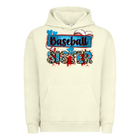 Pigment Pistachio baseball sister with leopard Urban Hoodie - Zillion Design Studio