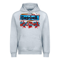 Heather Grey baseball brother Urban Hoodie - Zillion Design Studio