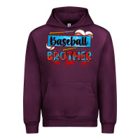 Mauve Wine baseball brother Urban Hoodie - Zillion Design Studio
