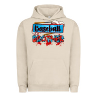 Pigment French Oak baseball brother Urban Hoodie - Zillion Design Studio