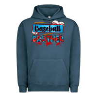 Pigment Midnight Navy baseball brother Urban Hoodie - Zillion Design Studio