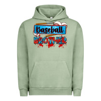 Pigment Oil Green baseball brother Urban Hoodie - Zillion Design Studio