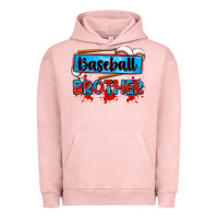 Pigment Salmon baseball brother Urban Hoodie - Zillion Design Studio
