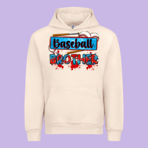 Baseball Brother Urban Hoodie Designed By Zillion Design Studio