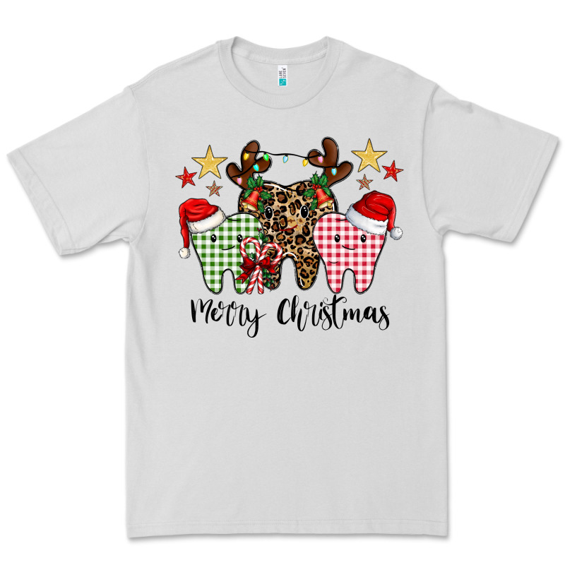 Merry Christmas Tooth Premium Tee by CowhideDigitalArt | Teevron