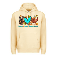 Pina Colada peace love thanksgiving Premium Hoodie - Zillion Design Studio