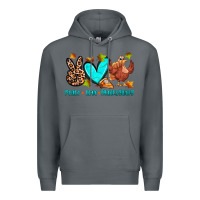 Rock peace love thanksgiving Premium Hoodie - Zillion Design Studio