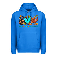 True Royal peace love thanksgiving Premium Hoodie - Zillion Design Studio