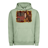 Pigment Oil Green all i want for christmas is a horse Urban Hoodie - RanaPortraitStore
