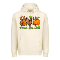 Tofu peace love fall Premium Hoodie - Zillion Design Studio