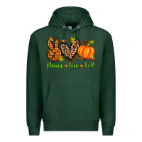 Sports Green peace love fall Premium Hoodie - Zillion Design Studio