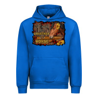 Cobalt all i want for christmas is a horse brown horse Urban Hoodie - RanaPortraitStore