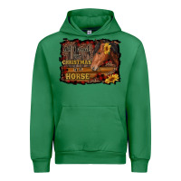 Emerald all i want for christmas is a horse brown horse Urban Hoodie - RanaPortraitStore