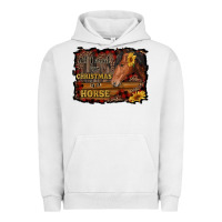 Pigment Lunar Rock all i want for christmas is a horse brown horse Urban Hoodie - RanaPortraitStore