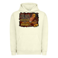 Pigment Pistachio all i want for christmas is a horse brown horse Urban Hoodie - RanaPortraitStore