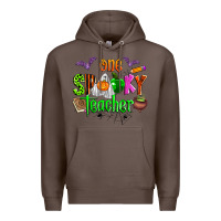 Coffee one spooky teacher Premium Hoodie - Zillion Design Studio