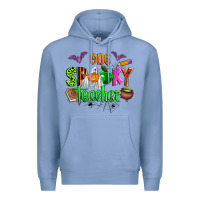 Colony Blue one spooky teacher Premium Hoodie - Zillion Design Studio