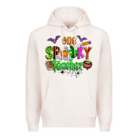 Pale Pink one spooky teacher Premium Hoodie - Zillion Design Studio
