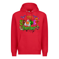 Red one spooky teacher Premium Hoodie - Zillion Design Studio