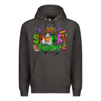 Smoke one spooky teacher Premium Hoodie - Zillion Design Studio