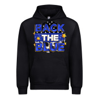 Black back the blue Urban Hoodie - Zillion Design Studio