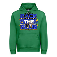 Emerald back the blue Urban Hoodie - Zillion Design Studio