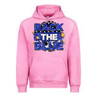 Fuchsia Pink back the blue Urban Hoodie - Zillion Design Studio