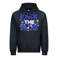 Navy back the blue Urban Hoodie - Zillion Design Studio