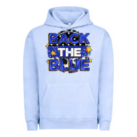 Pigment Grape Ice back the blue Urban Hoodie - Zillion Design Studio