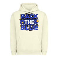 Pigment Pistachio back the blue Urban Hoodie - Zillion Design Studio