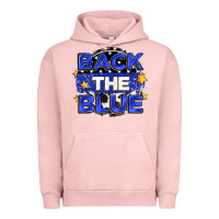 Pigment Salmon back the blue Urban Hoodie - Zillion Design Studio