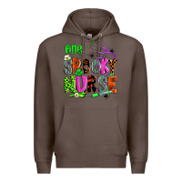 Coffee one spooky nurse Premium Hoodie - Zillion Design Studio