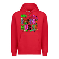 Red one spooky nurse Premium Hoodie - Zillion Design Studio