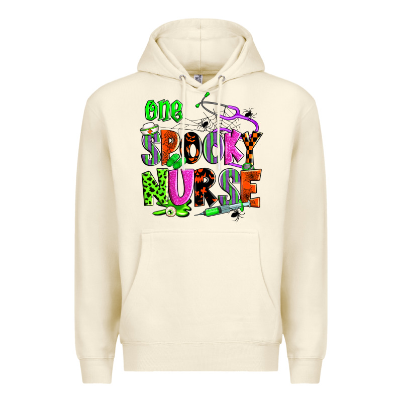 One Spooky Nurse Premium Hoodie by Zillion Design Studio | Teevron