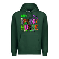 Sports Green one spooky nurse Premium Hoodie - Zillion Design Studio