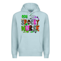 Blue Mist one spooky nurse Premium Hoodie - Zillion Design Studio