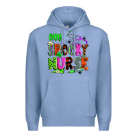 Colony Blue one spooky nurse Premium Hoodie - Zillion Design Studio